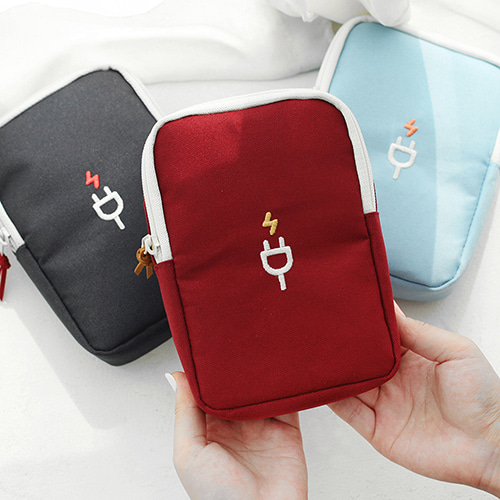 CHARGER POUCH L- 여행용 충전기 파우치 라지