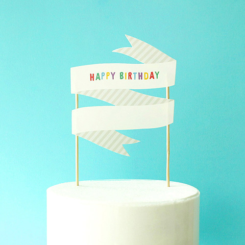 MESSAGE CAKE TOPPER